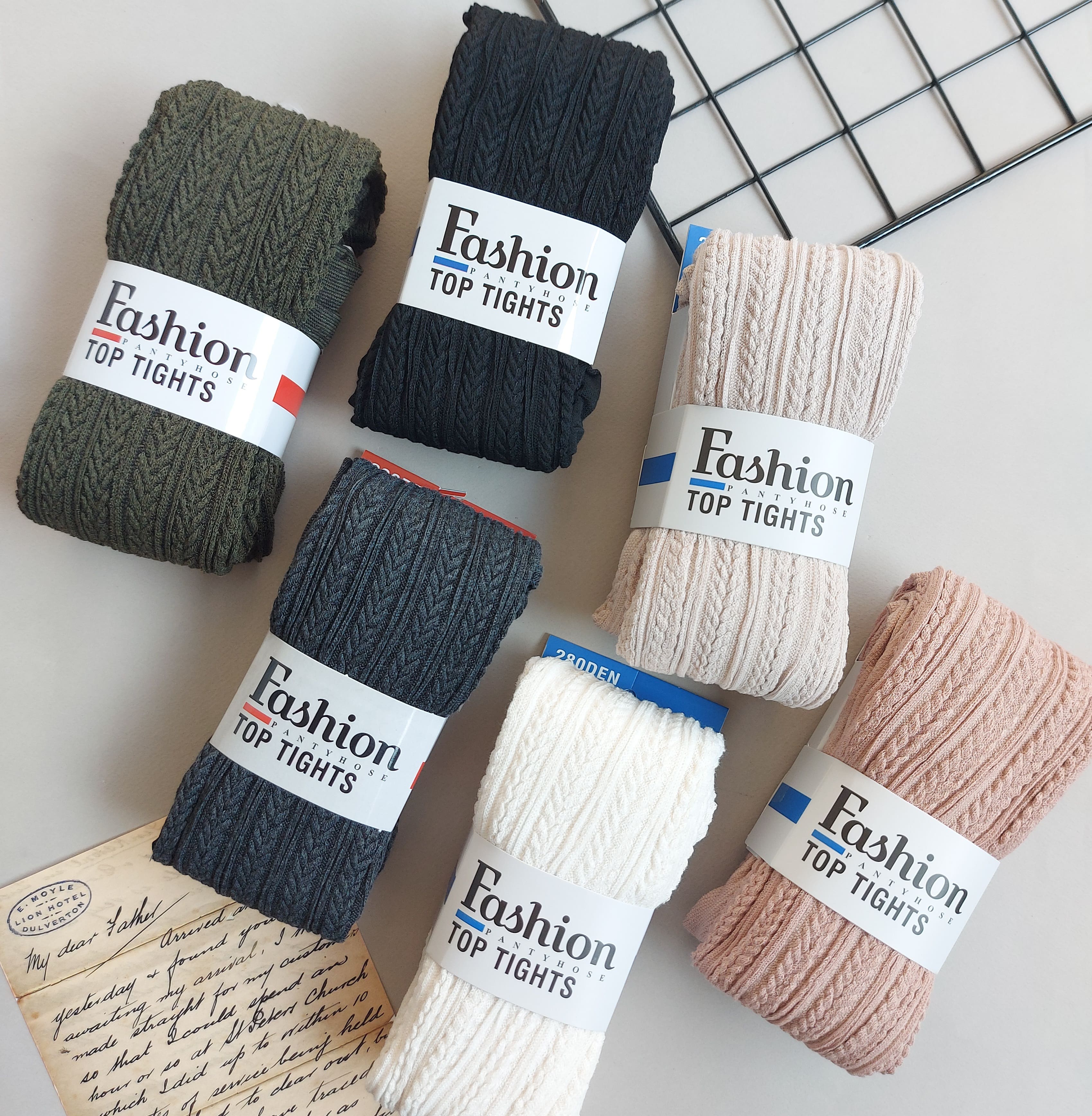 جوراب شلواری زنانه طرح خوشه گندم Fashion