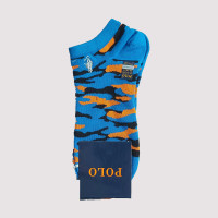 جوراب زیر قوزک مردانه گلدوزی شده چریکی polo
