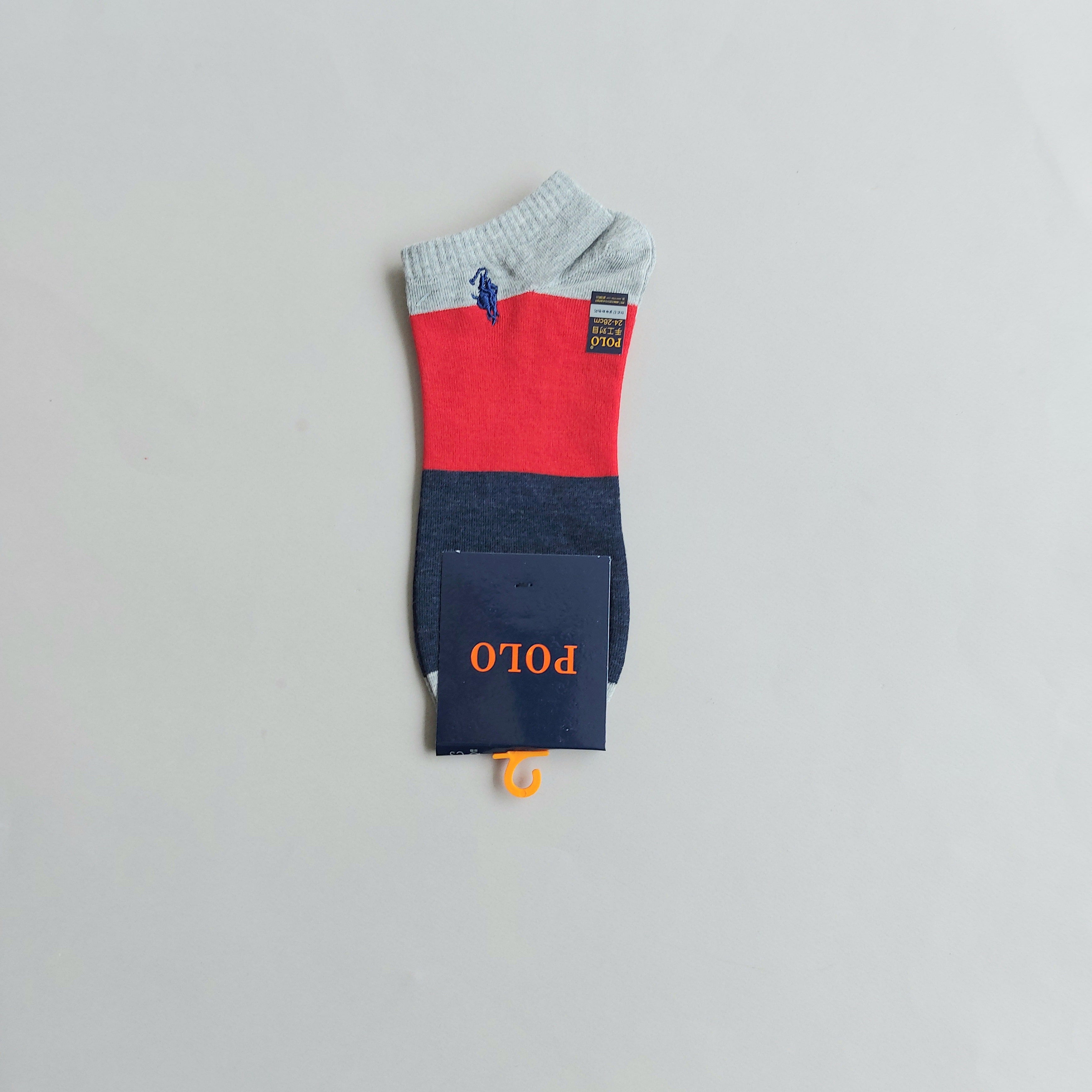 جوراب مچی مردانه طرحدار گلدوزی شده polo