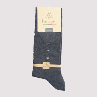 جوراب کلاسیک مردانه طرح ریز نقش bossini