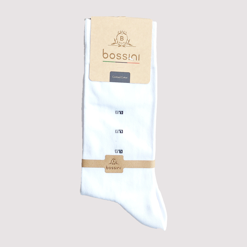 جوراب کلاسیک مردانه طرح ریز نقش bossini
