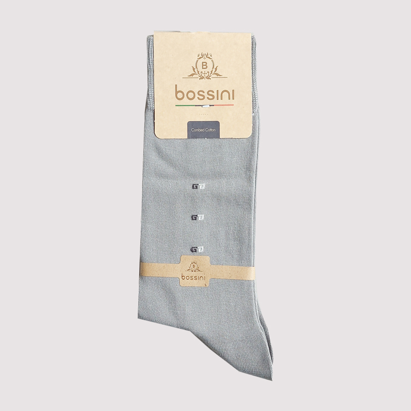 جوراب کلاسیک مردانه طرح ریز نقش bossini