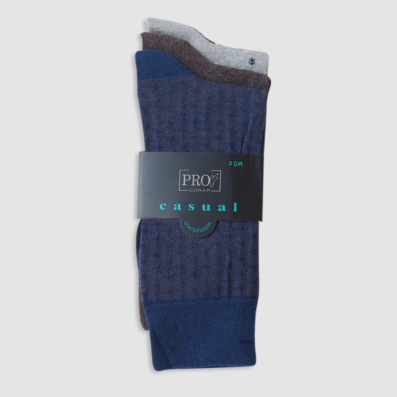 پک جوراب ساقدار مردانه معطر 3 جفتی pro - پک3