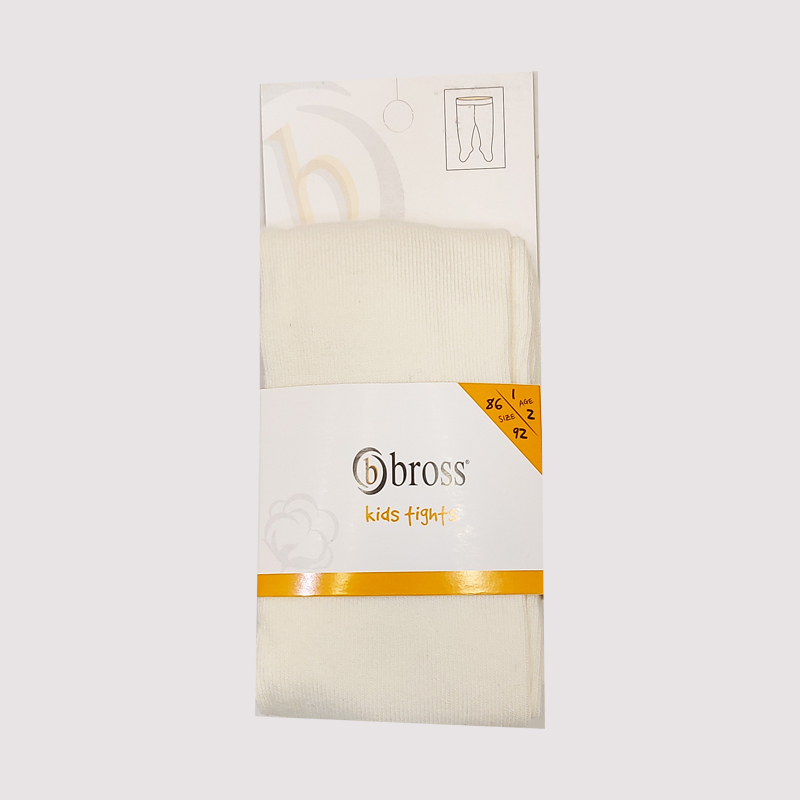 جوراب شلواری بچگانه تک رنگ ساده bross‎ 