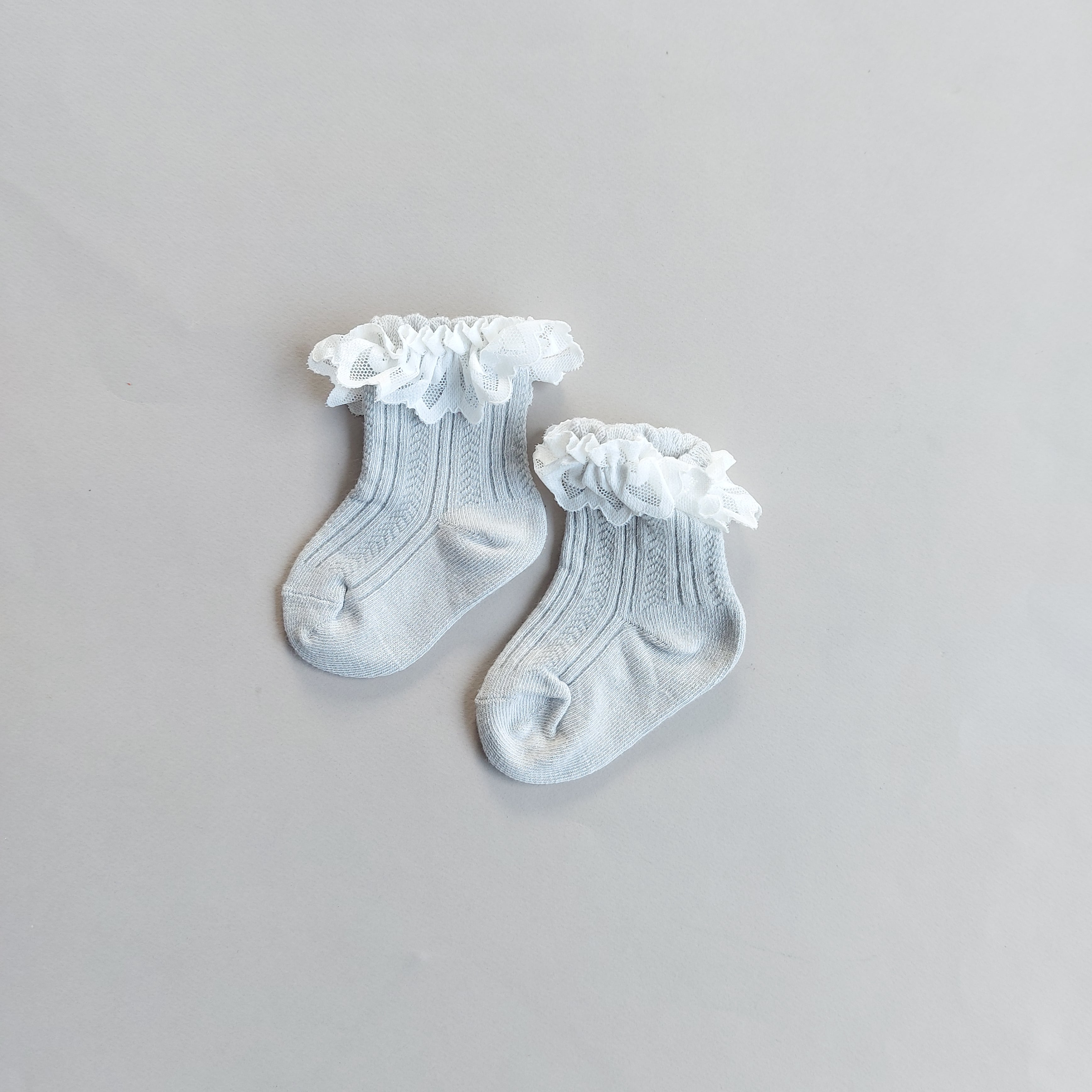 جوراب لب تور دخترانه طرح پرچین - رنگ 3