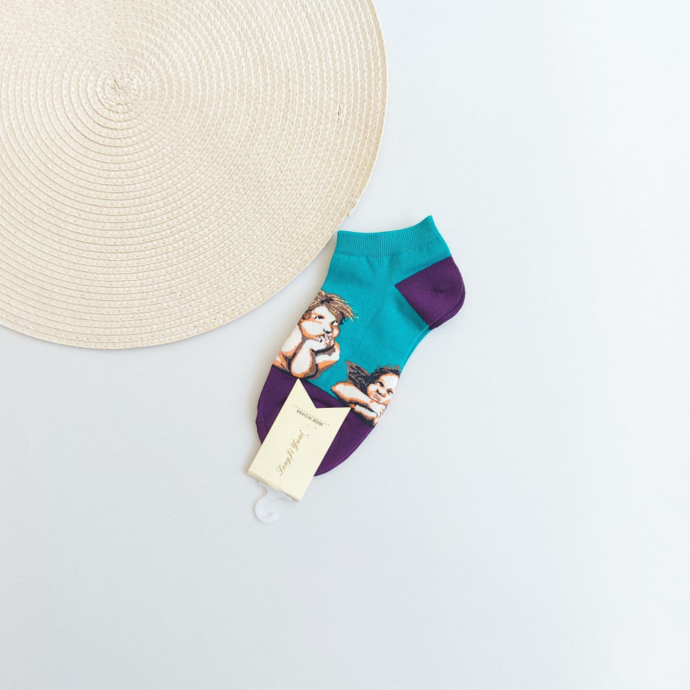 جوراب مچی طرح فرشته