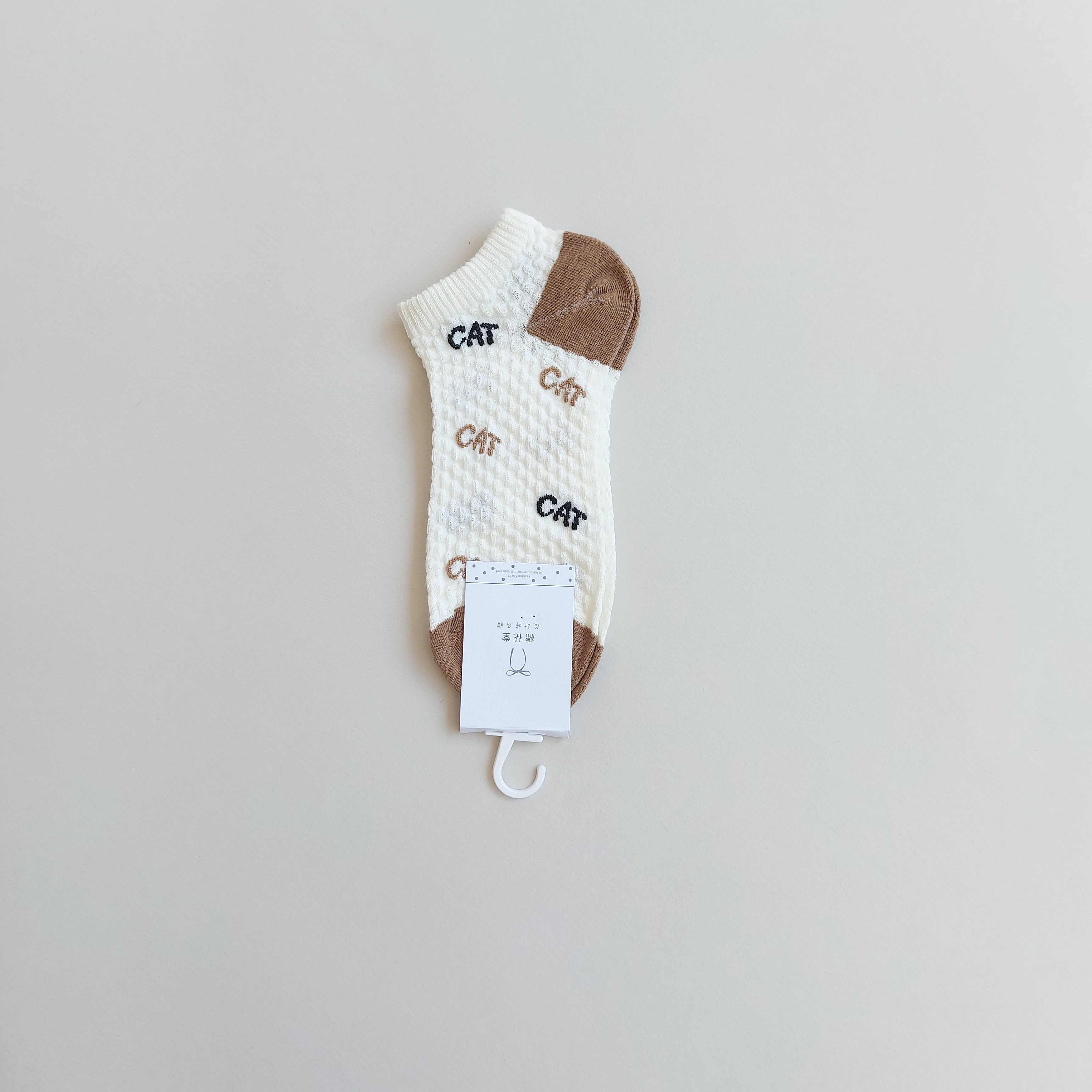 جوراب مچی زنانه طرح پفکی Cat