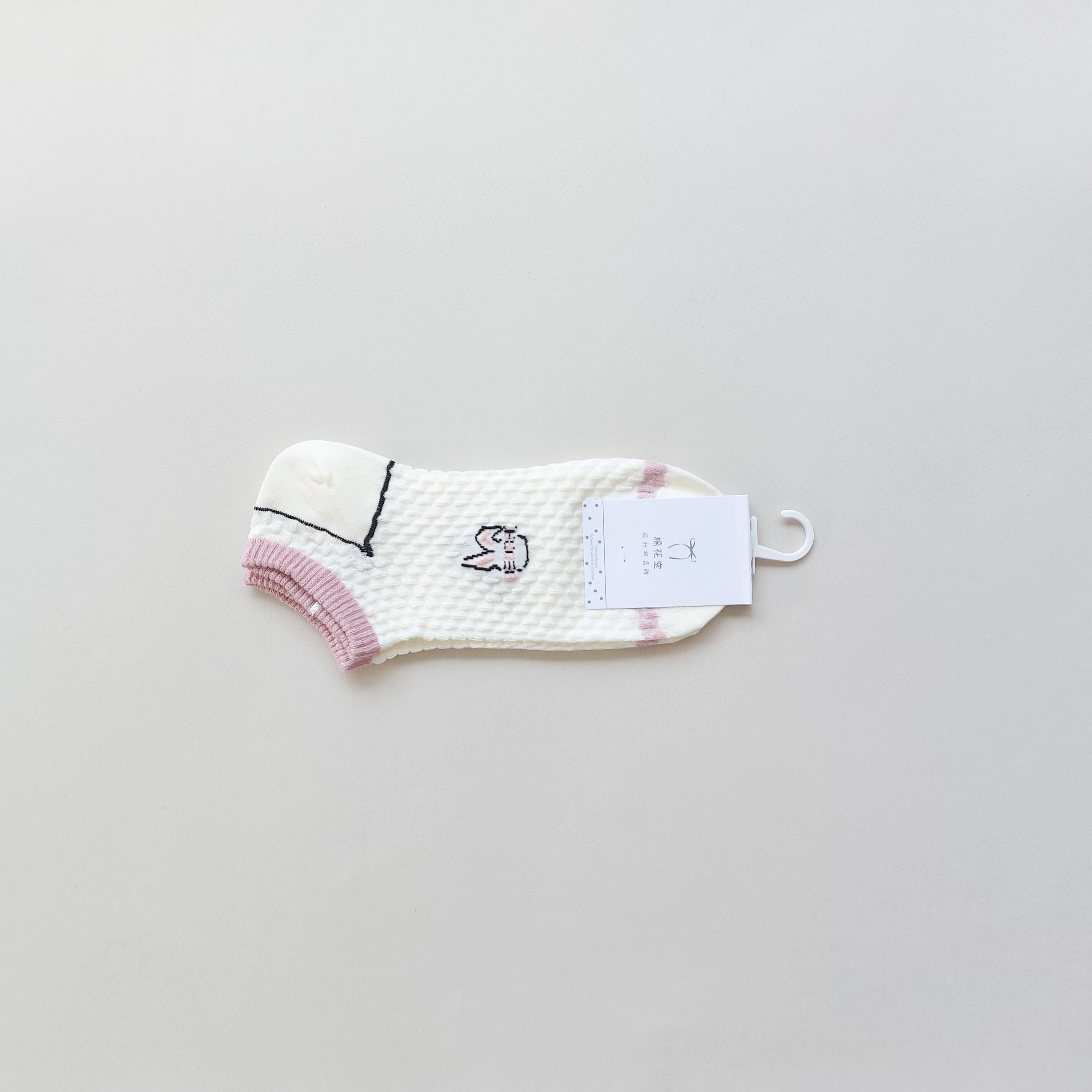 جوراب مچی زنانه طرح پفکی Rabbit