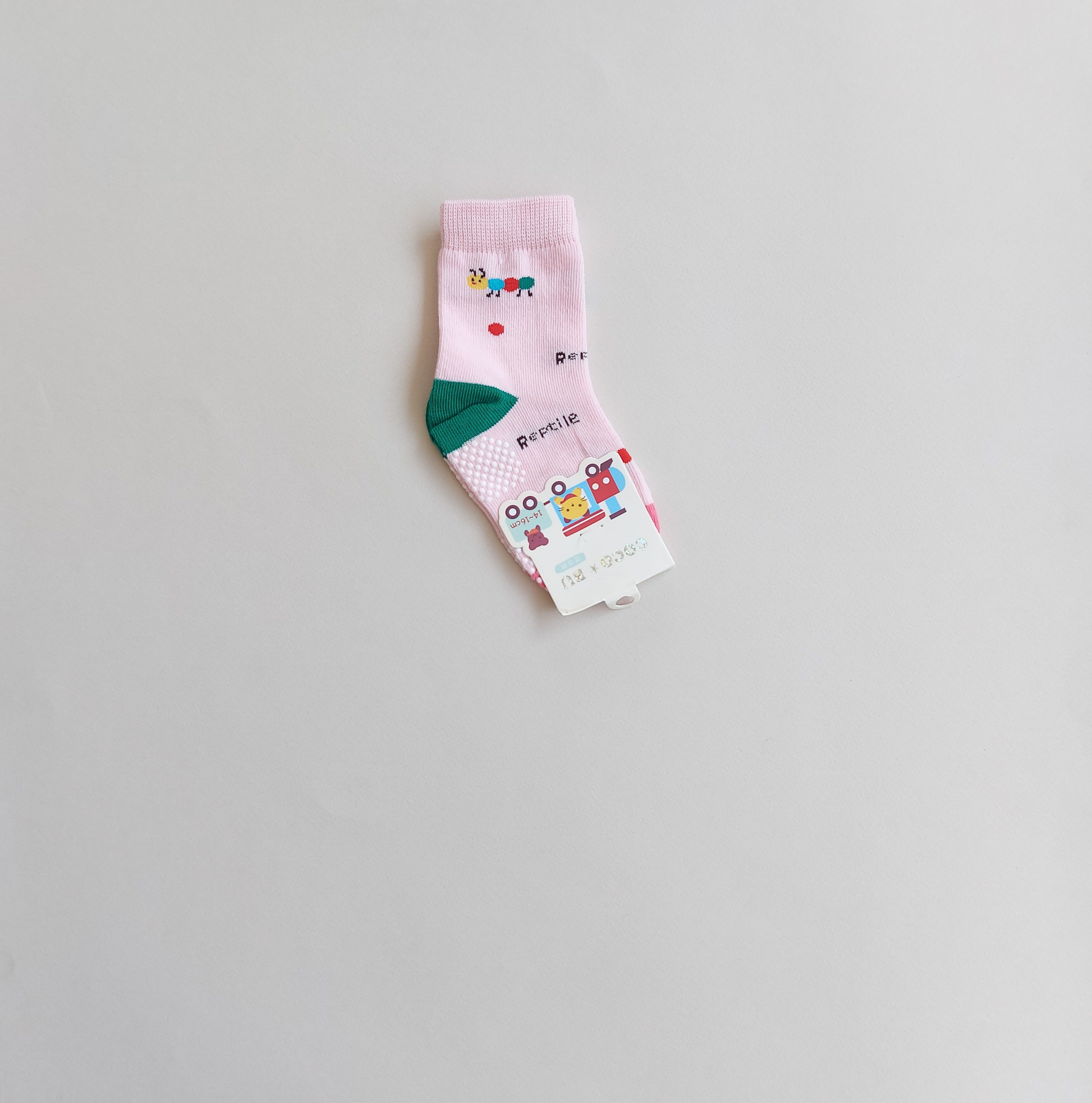 جوراب نیم ساق دخترانه کف استپ طرح کارتونی