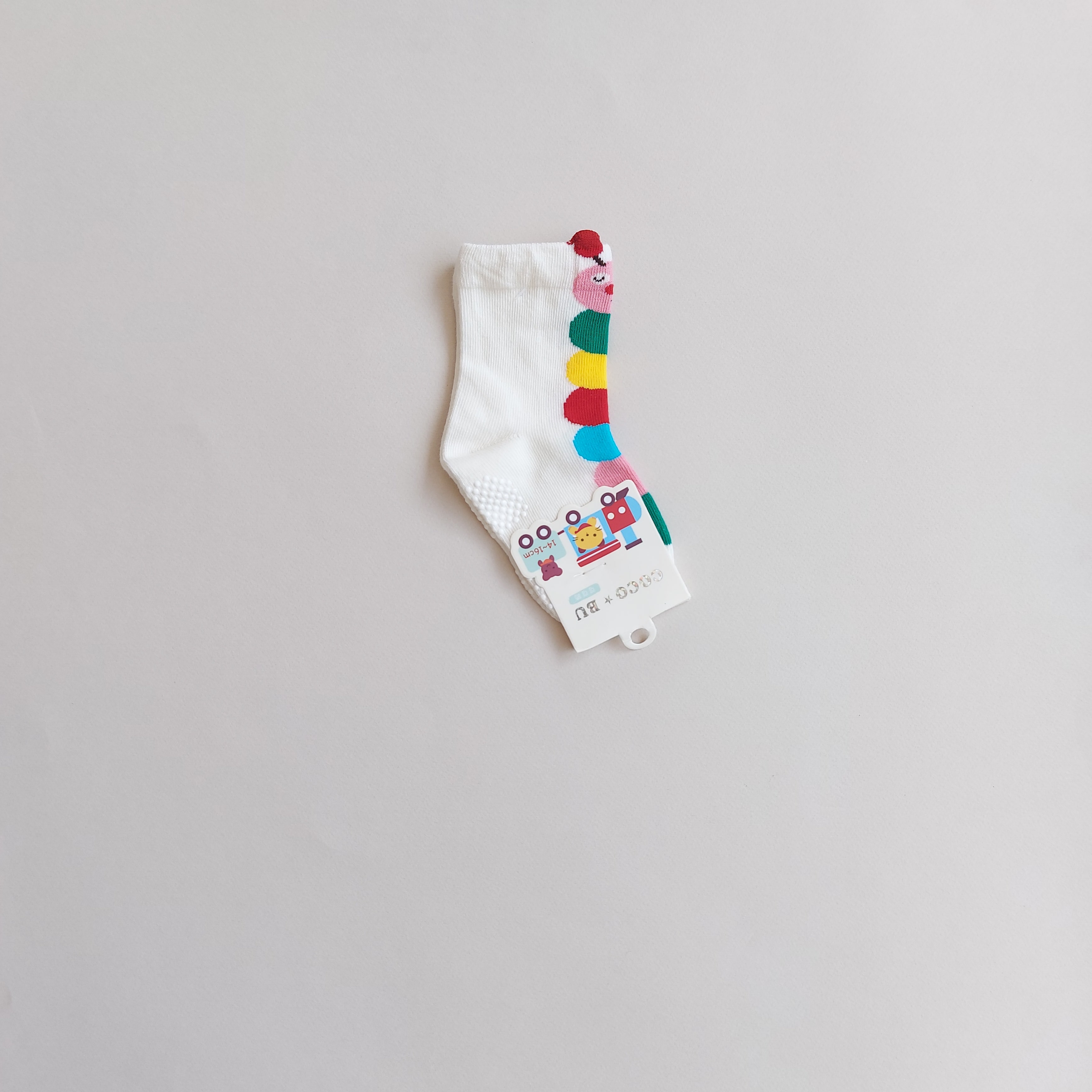 جوراب نیم ساق دخترانه کف استپ طرح کارتونی