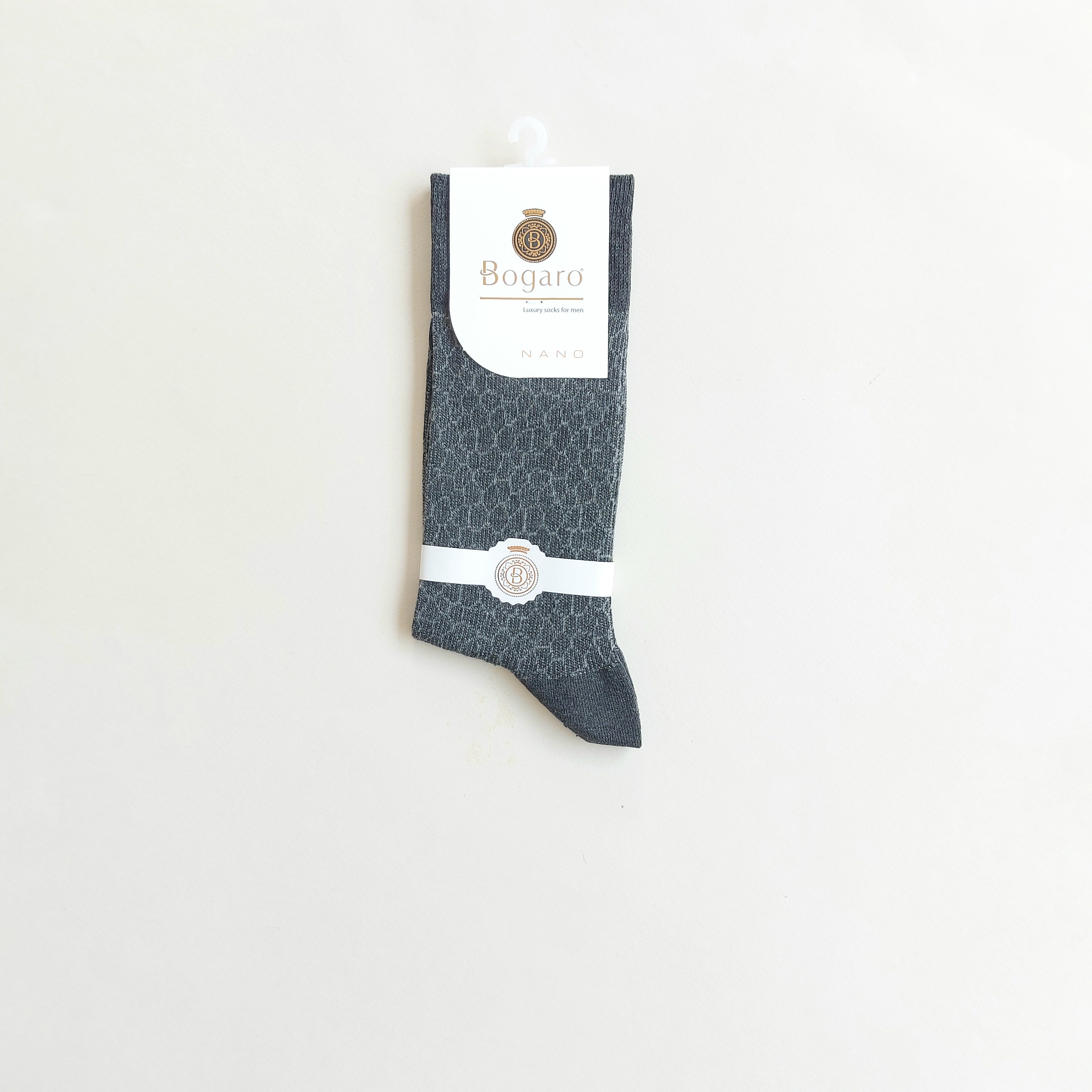 جوراب کلاسیک مردانه بوگارو طرح سنگفرش