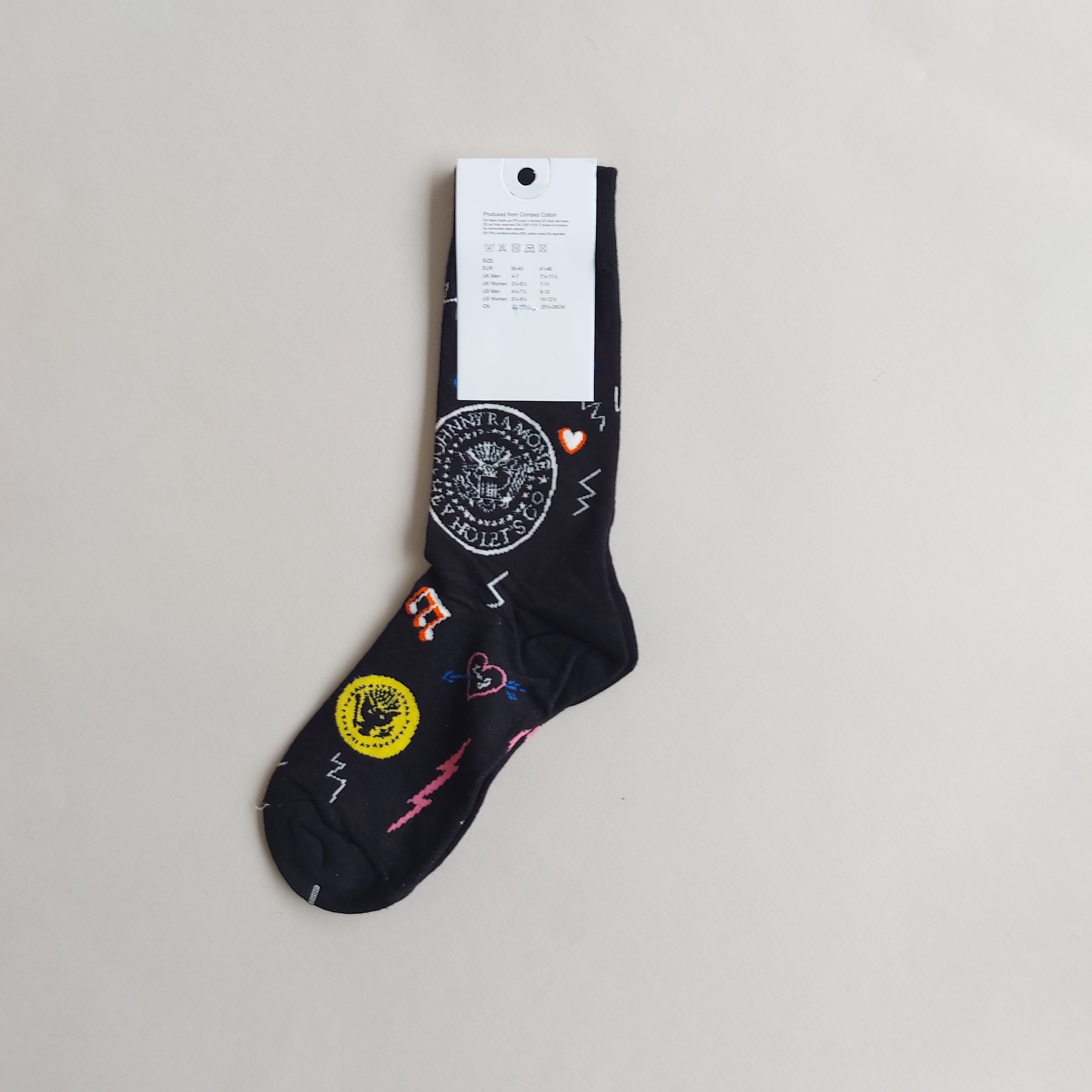 کالکشن جوراب ساقدار زنانه طرحدار هنری نقاشی پاپ آرت