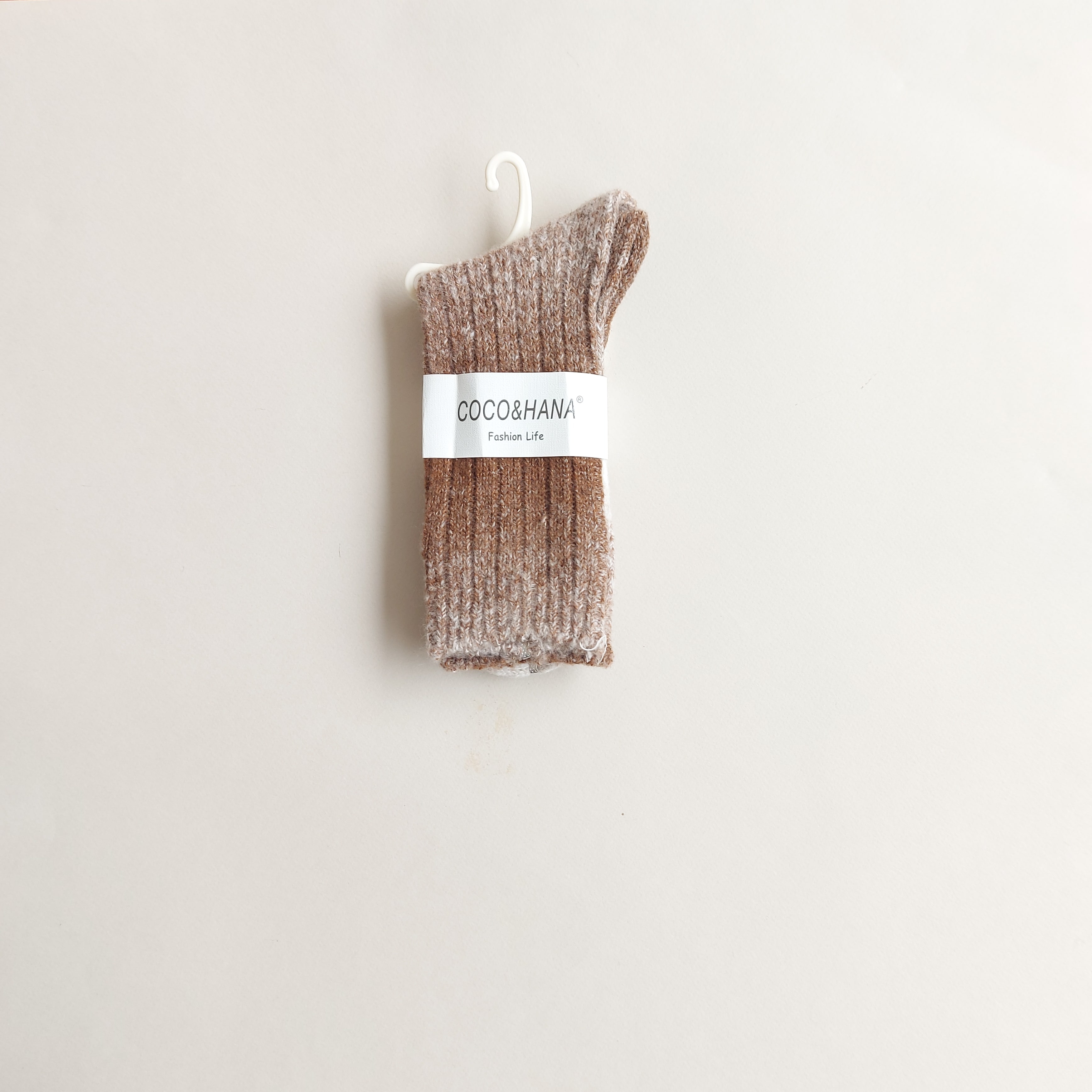 جوراب ساقدار پشمی زنانه طرح آبرنگی Coco