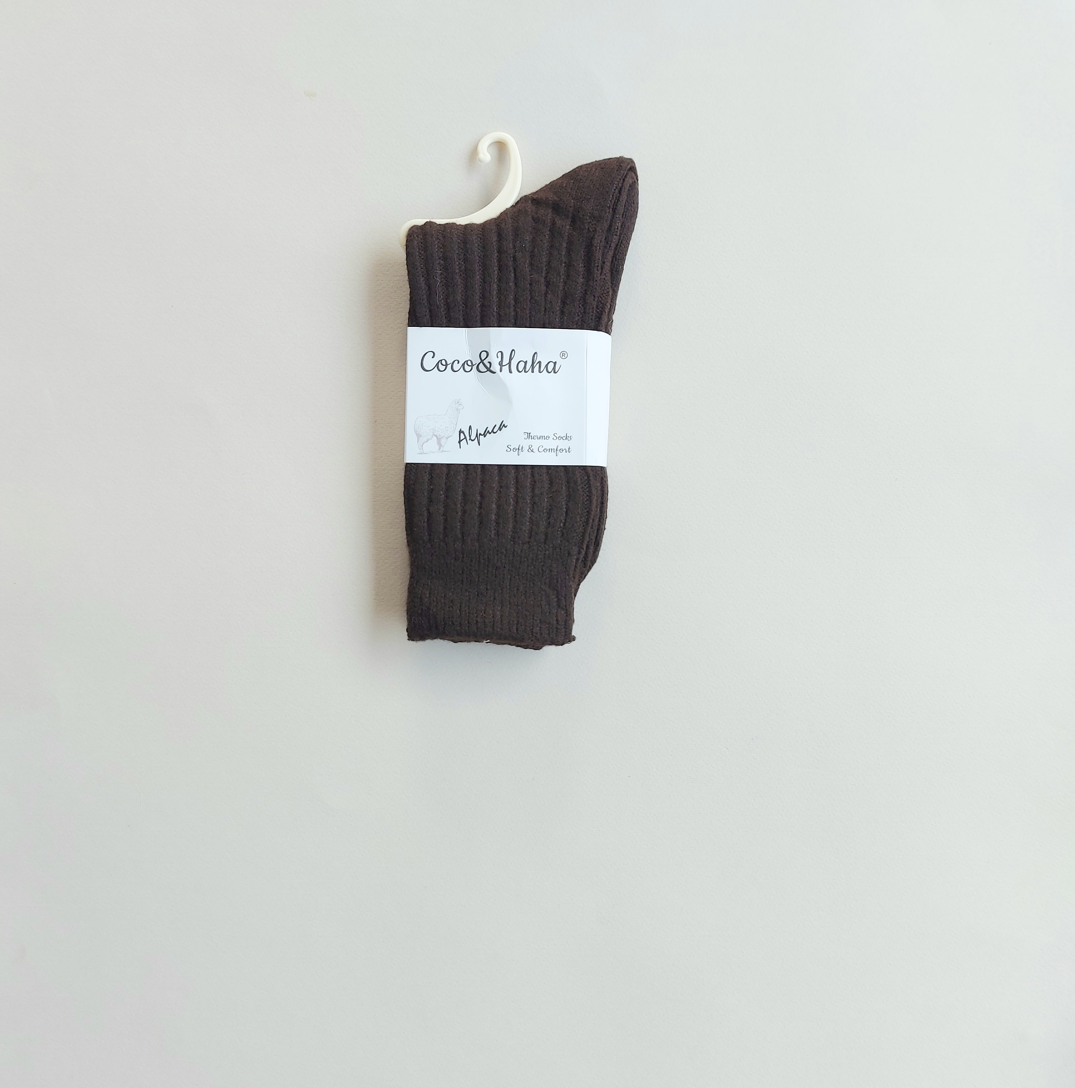 جوراب ساقدار پشمی زنانه طرح کبریتی درشت Coco