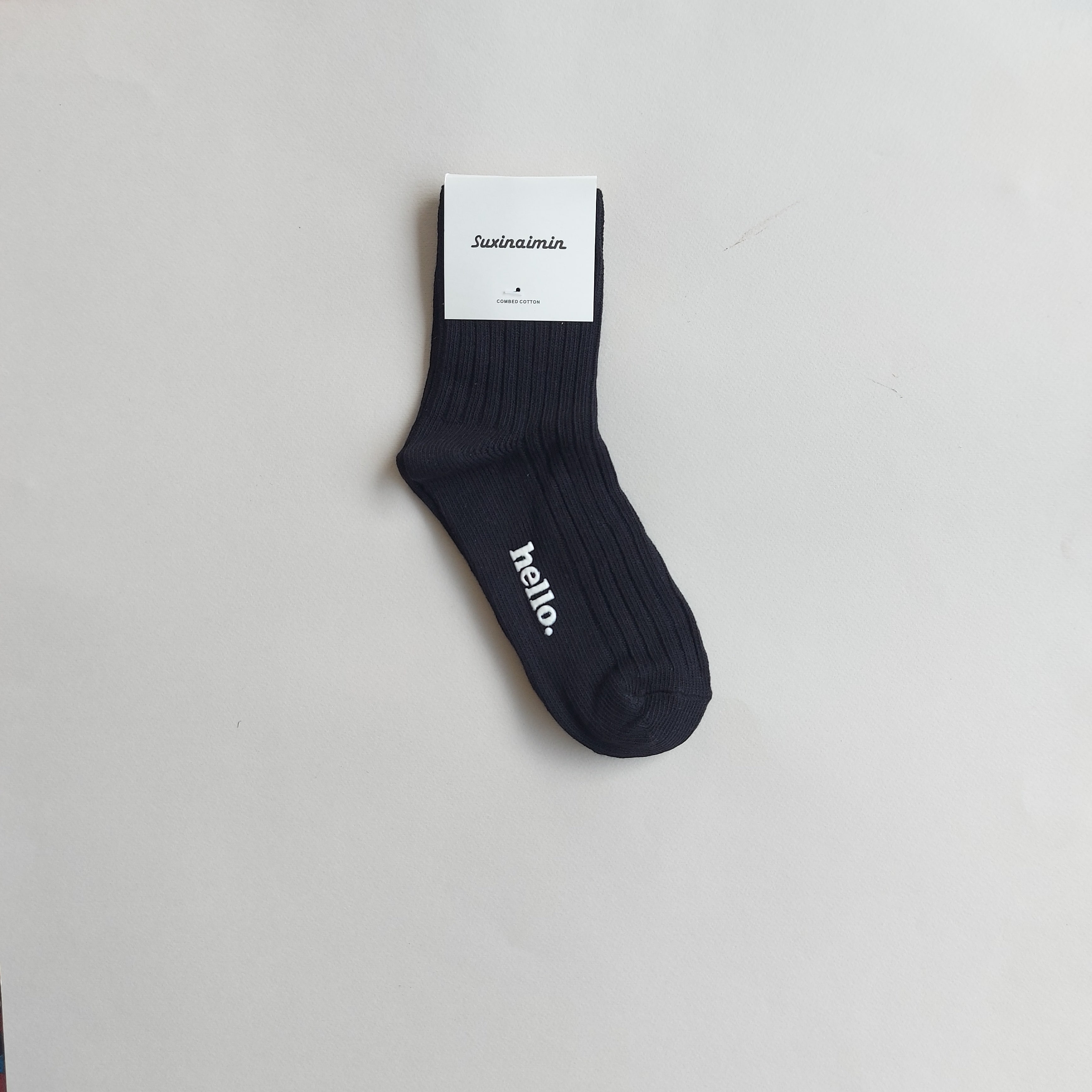 جوراب نیم ساق زنانه رنگ پاستیلی کف استپhello