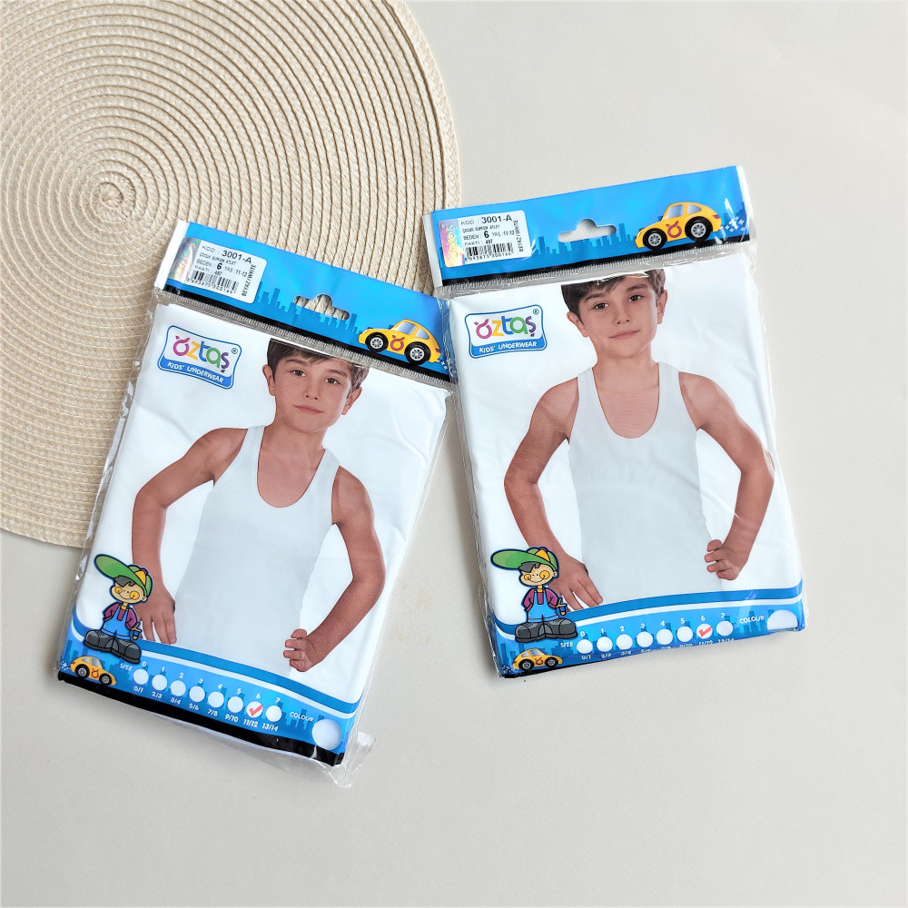 زیرپوش رکابی پسرانه استاش ترک