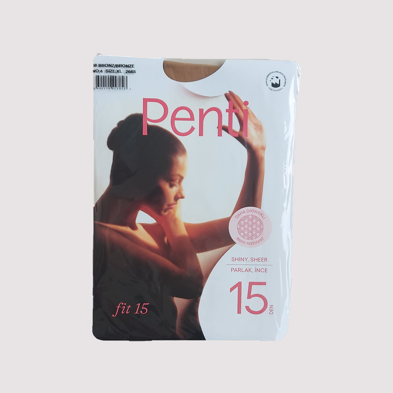 جوراب شلواری شیشه ای سایز Xl penti‎‎ - رنگ برنز