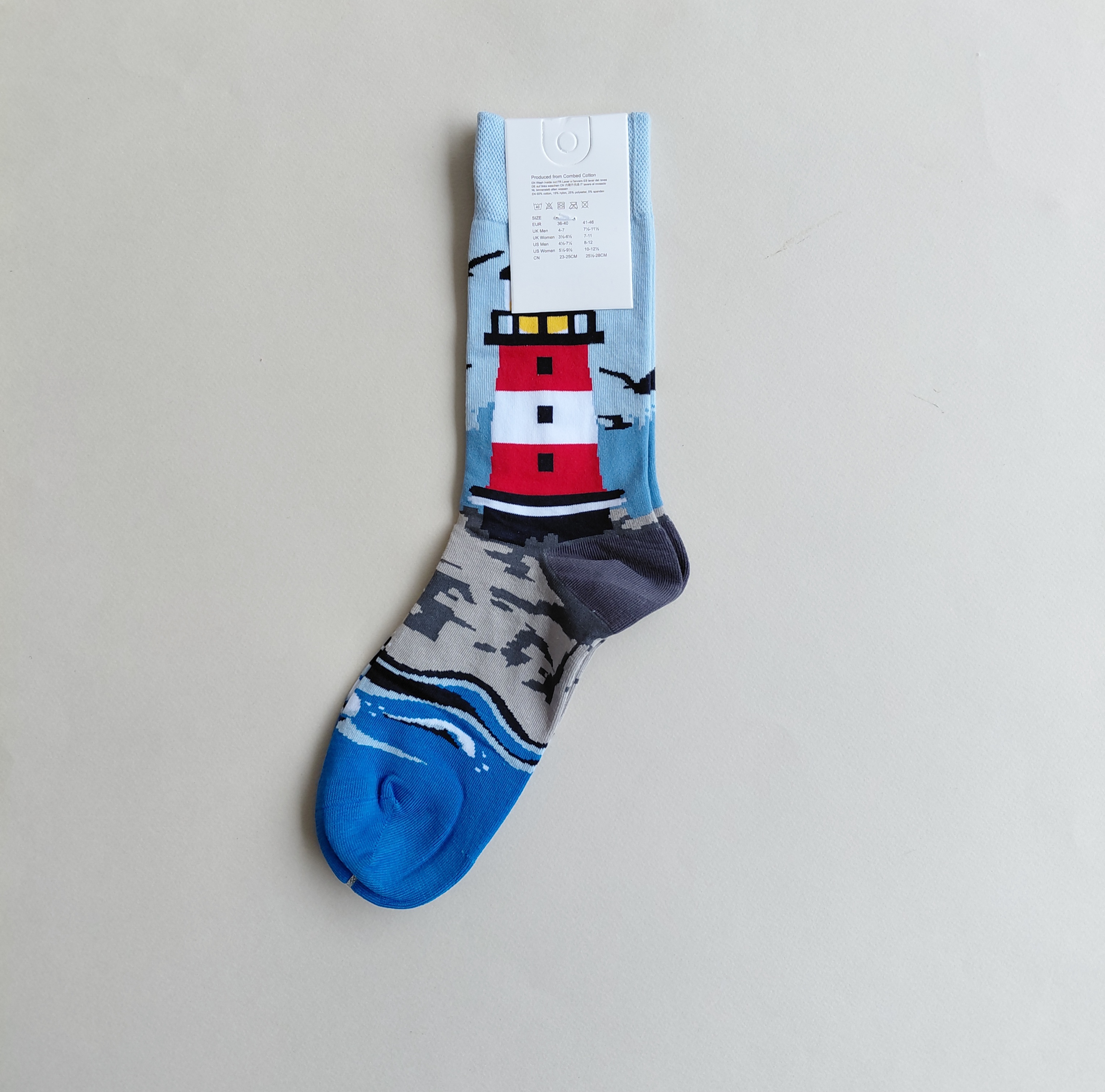 کالکشن جوراب ساقدار زنانه طرحدار هنری جهان آزاد