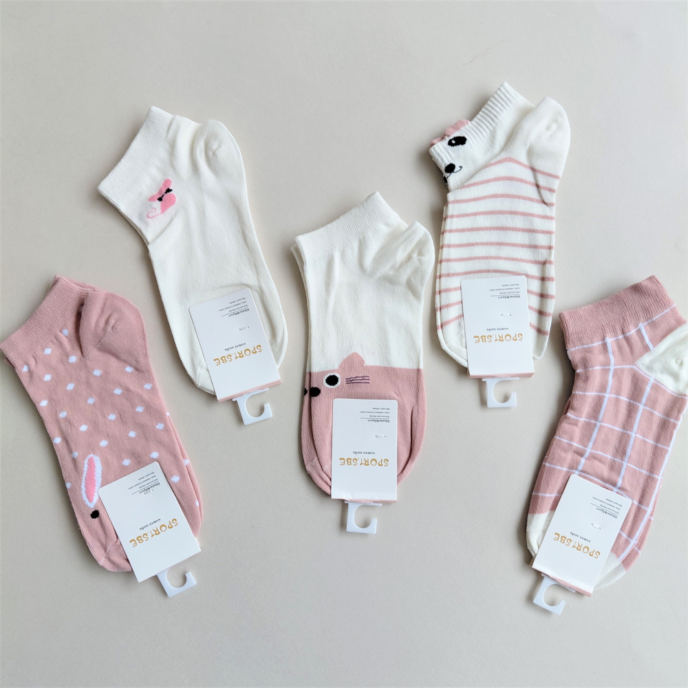 جوراب مچی زنانه طرحدار متنوع دو رنگ وارداتی