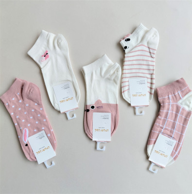 جوراب مچی زنانه طرحدار متنوع دو رنگ وارداتی