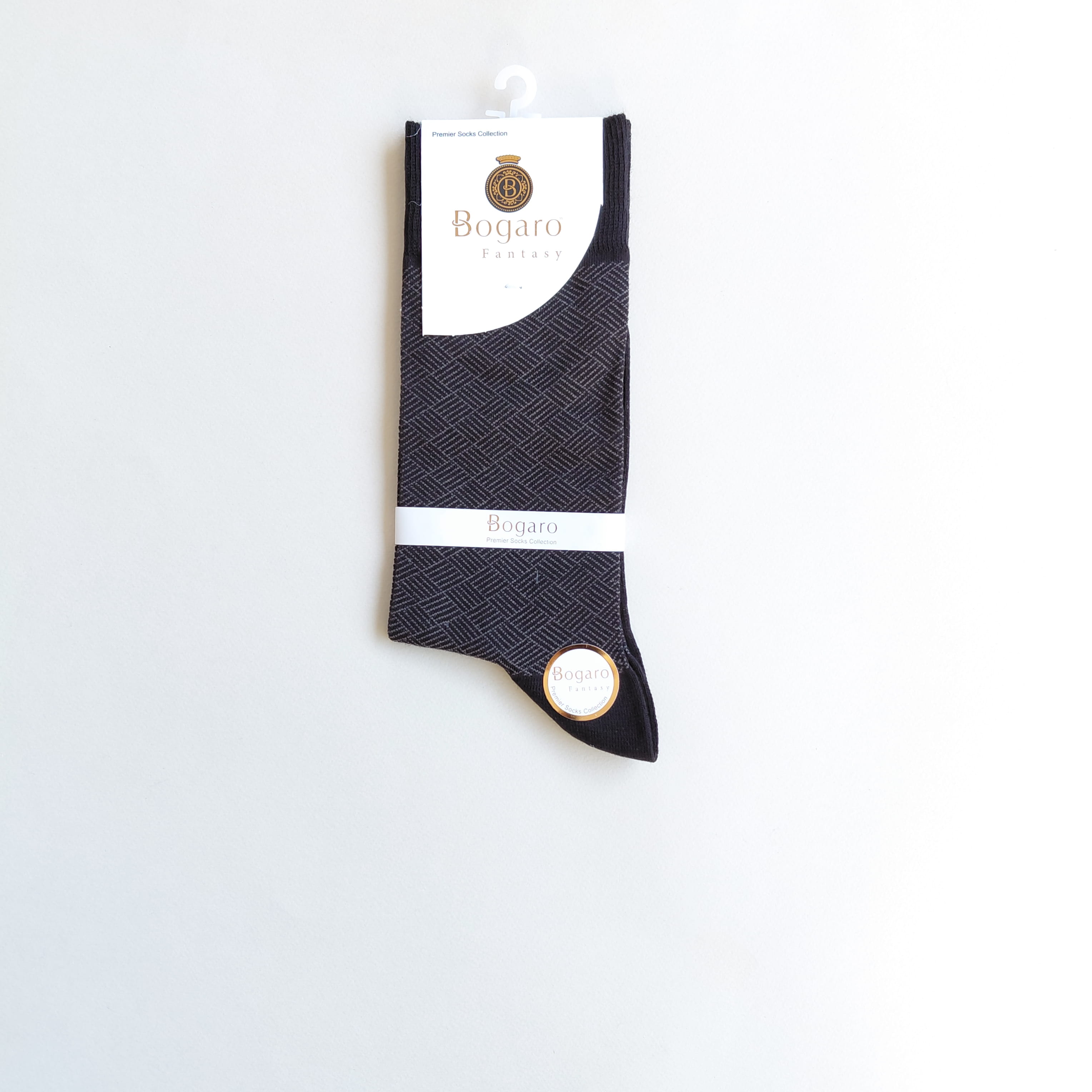 جوراب کلاسیک مردانه طرح حصیری بوگارو - رنگ 1
