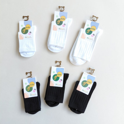 جوراب ساقدار اسپرت بچگانه کبریتی درشت وارداتی