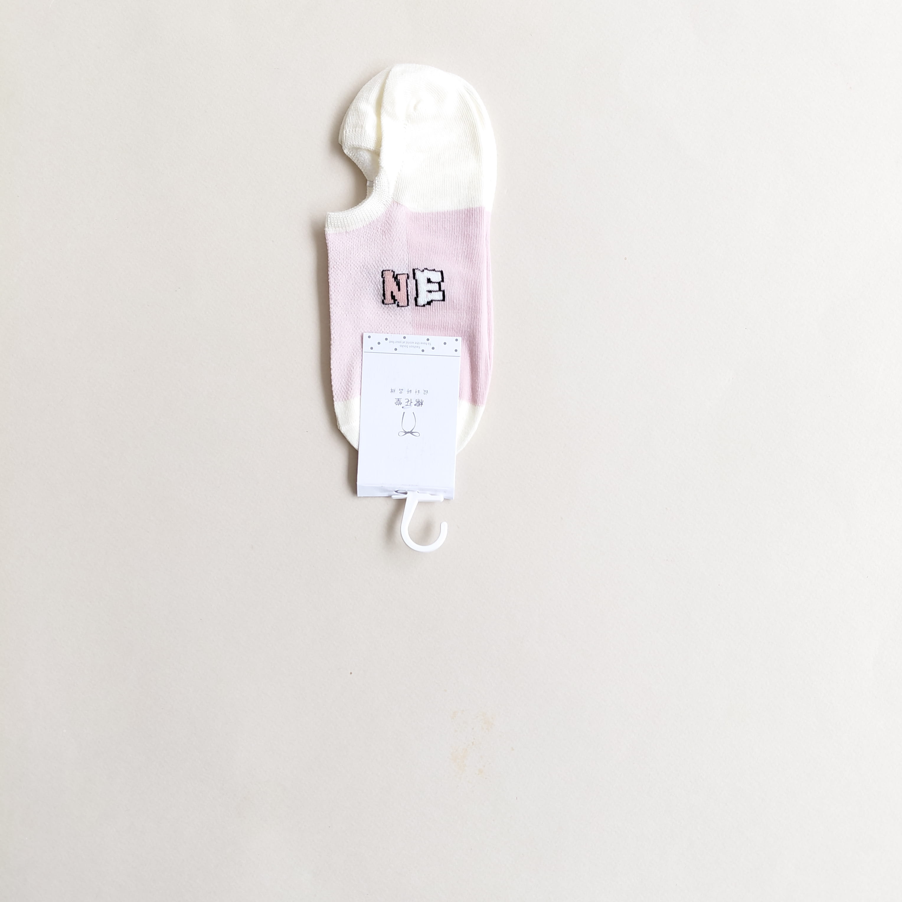 جوراب زیر قوزک زنانه فانتزی وایب صورتی وارداتی