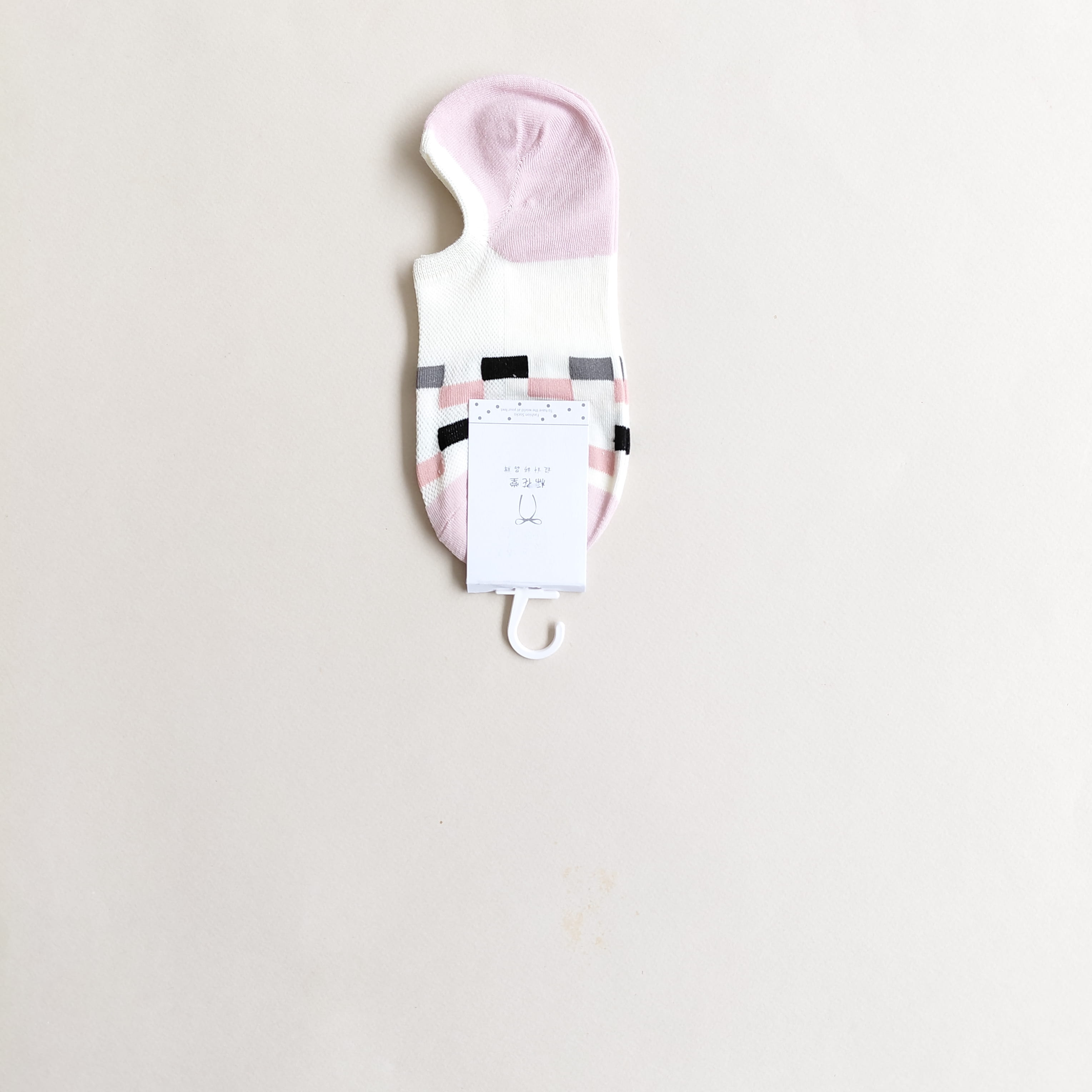 جوراب زیر قوزک زنانه فانتزی وایب صورتی وارداتی