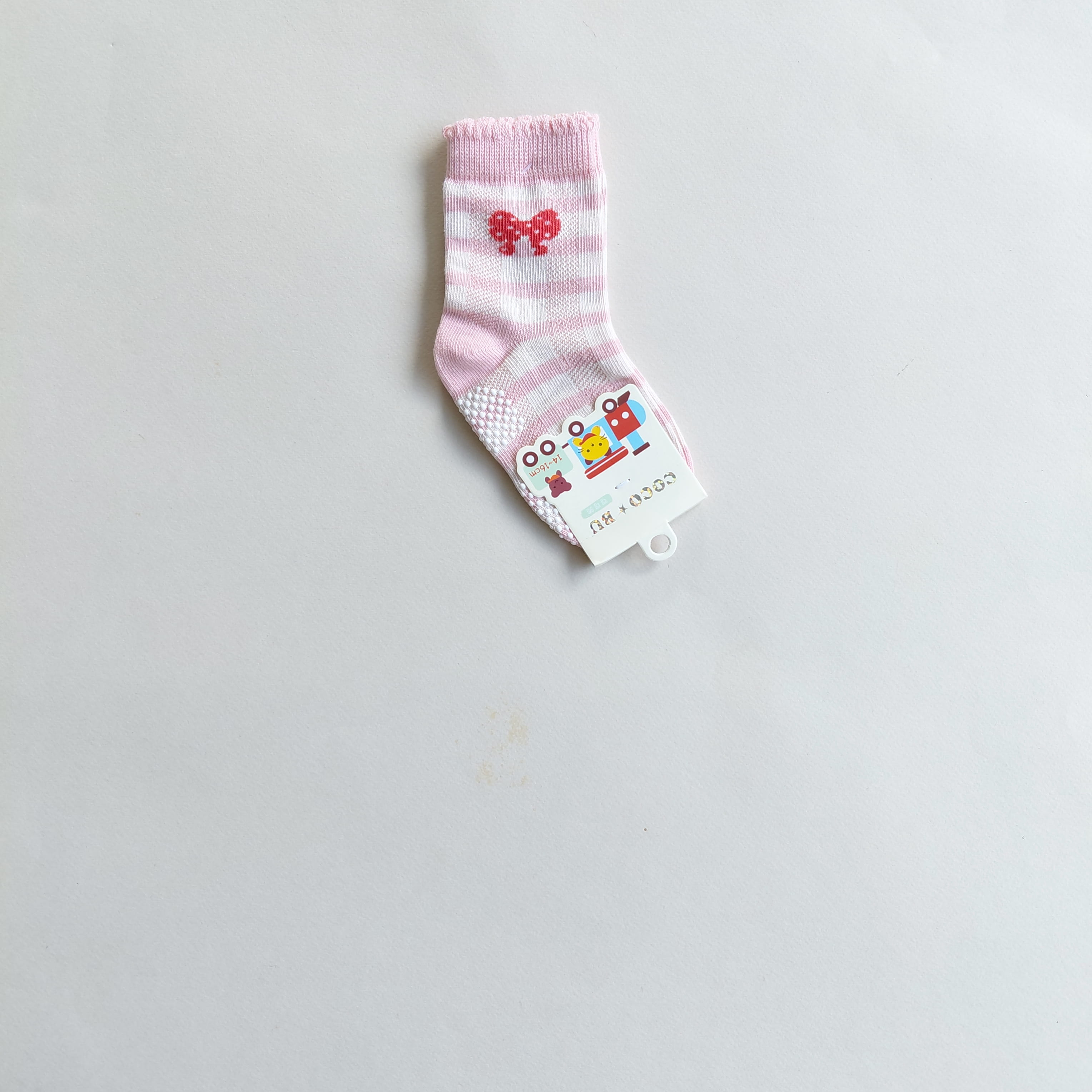 جوراب نیم ساق دخترانه کف استپ طرح کارتونی