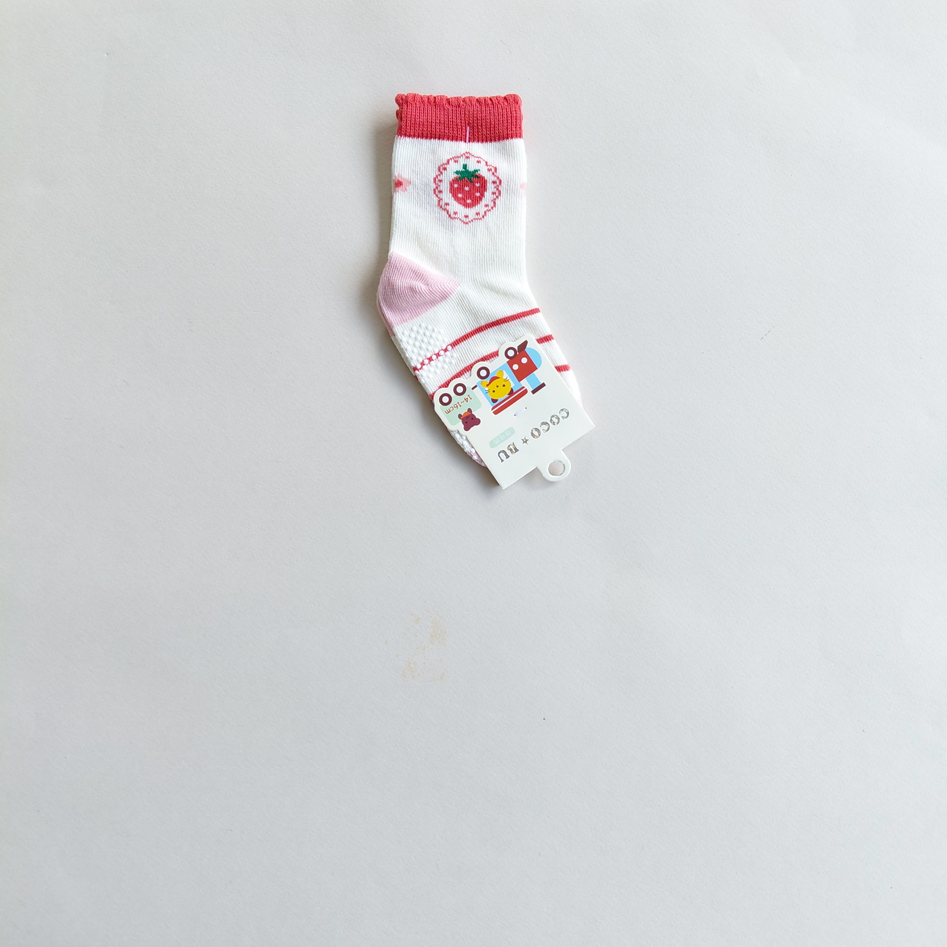 جوراب نیم ساق دخترانه کف استپ طرح کارتونی