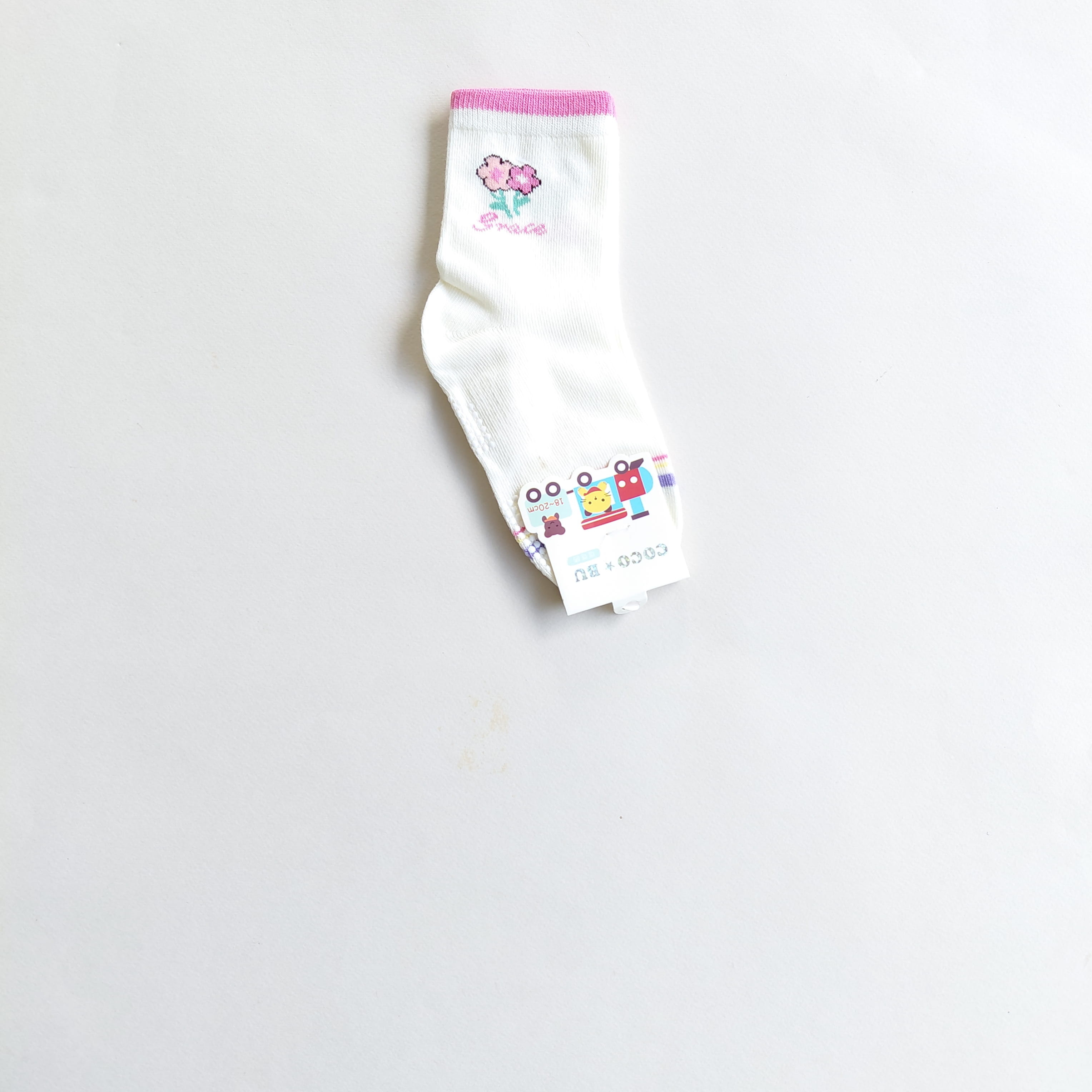 جوراب نیم ساق دخترانه کف استپ با طرح خرگوش و قلب