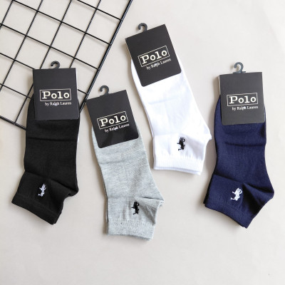جوراب مچی زنانه اسپرت گلدوزی شده طرح polo