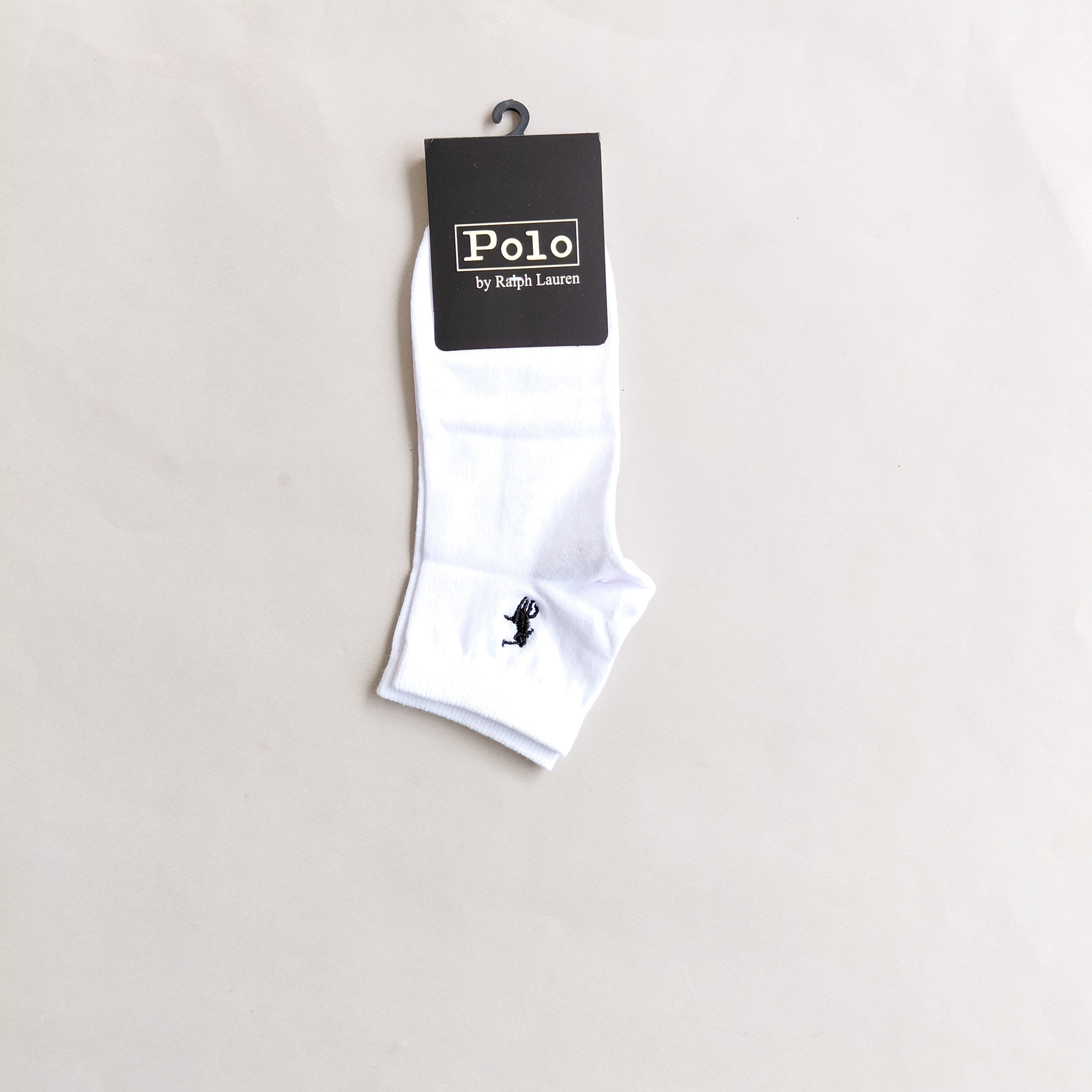 جوراب مچی زنانه اسپرت گلدوزی شده طرح polo