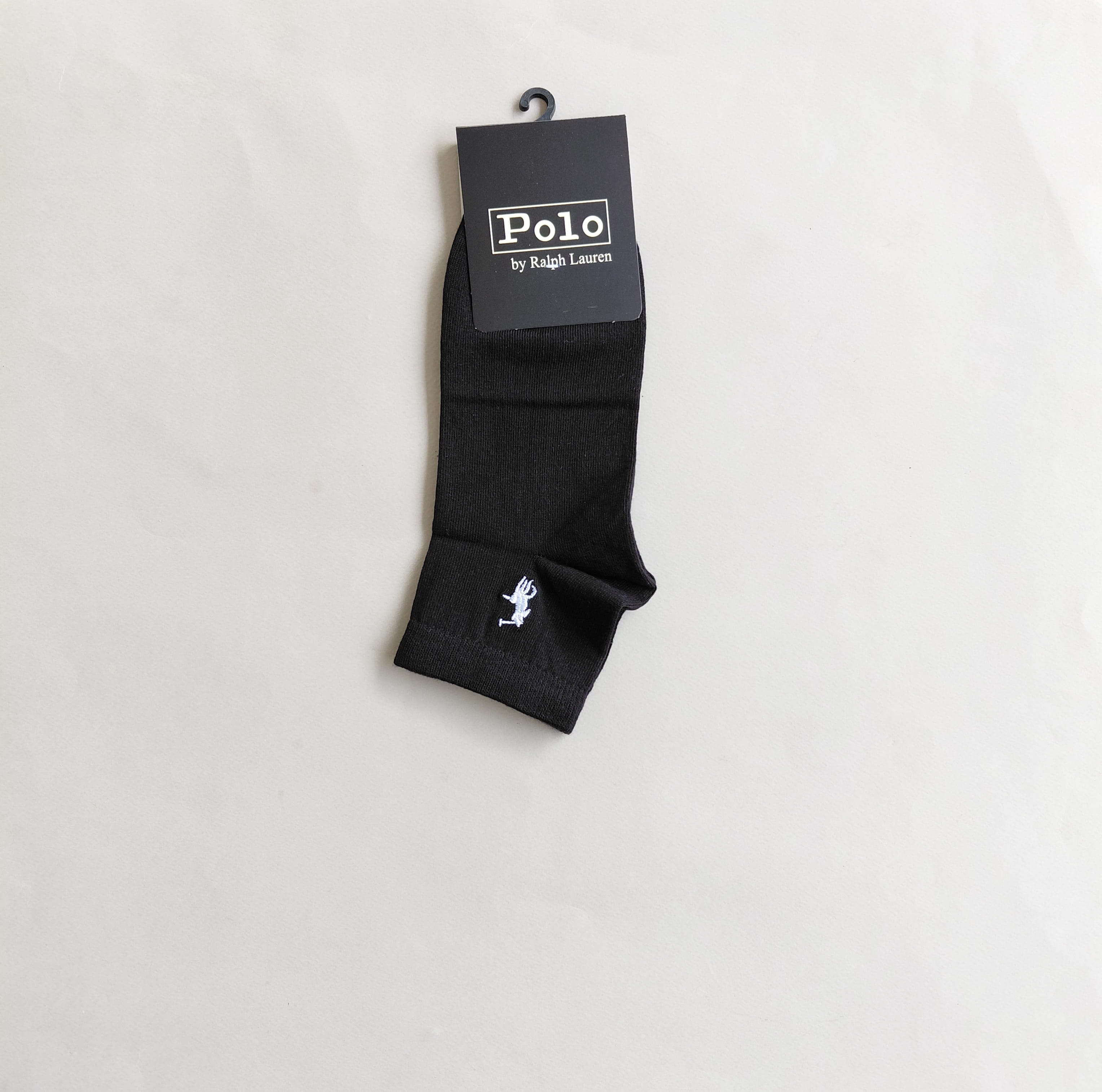 جوراب مچی زنانه اسپرت گلدوزی شده طرح polo