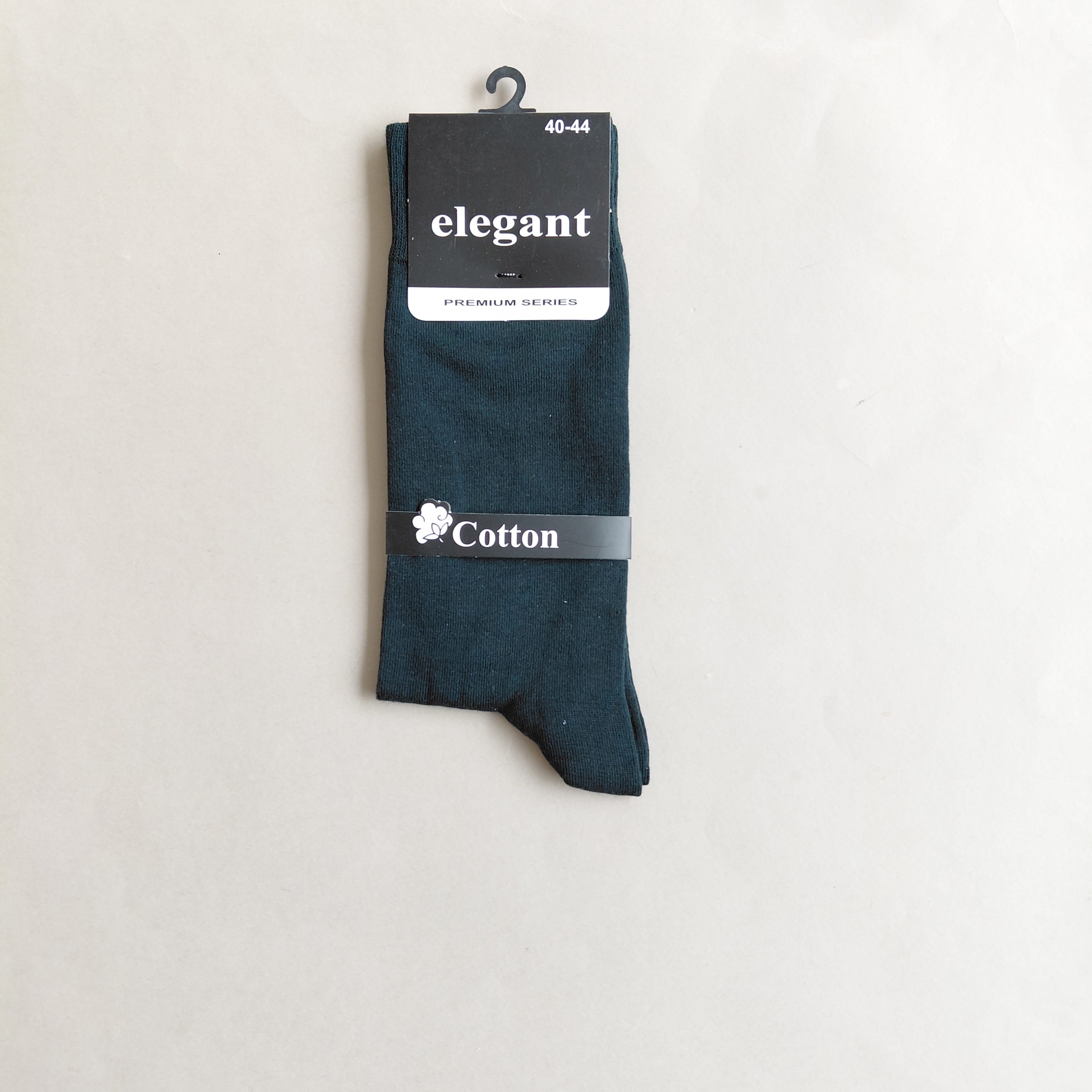 جوراب کلاسیک مردانه نخ پنبه  بدون طرح تک رنگ الگانت