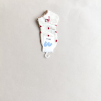 جوراب مچی دخترانه وارداتی  طرح گربه و پاپیون