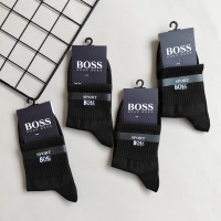 جوراب نیم ساق مردانه مشکی boss