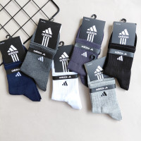  جوراب نیم ساق مردانه نخ پنبه ای adidas